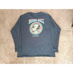 Santa Cruz X Grateful Dead T-Shirt Men's XL Gray Long Sleeve